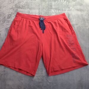 Polo Ralph Lauren Shorts Mens 2XL Red Cotton Elastic Waist‎ Sleepwear Lounge